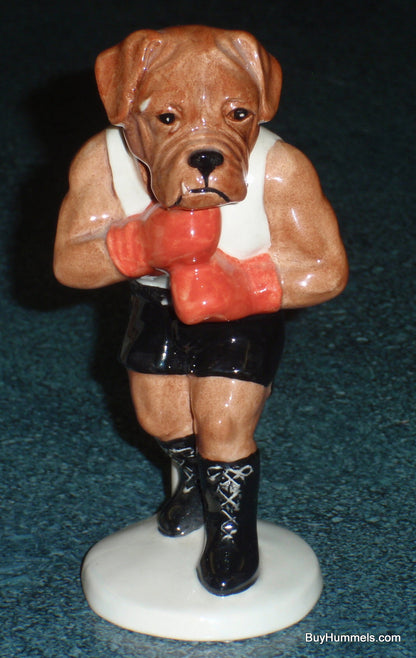 "It's A Knockout Dog" Royal Doulton Beswick Sporting Collection Boxer Boxing SC3 Limited Edition Collectible!