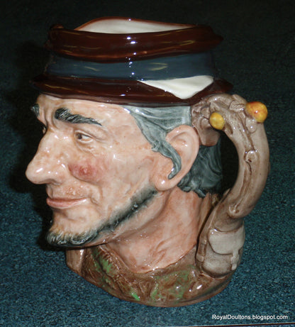 "Johnny Appleseed" Royal Doulton Large Character Toby Jug D6372 (6.75")