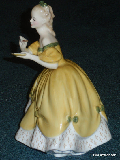 Royal Doulton England "The Last Waltz" HN 2315 Figurine - GIRL IN YELLOW DRESS WAITING FOR THE NEXT DANCE!