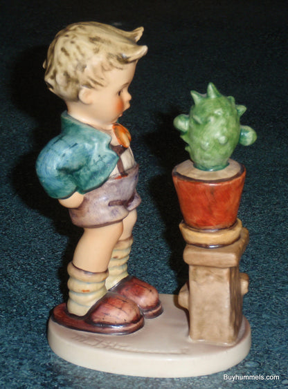 "Confidentially" Goebel Hummel Figurine #314 Boy Talking To Cactus - CUTE GIFT!