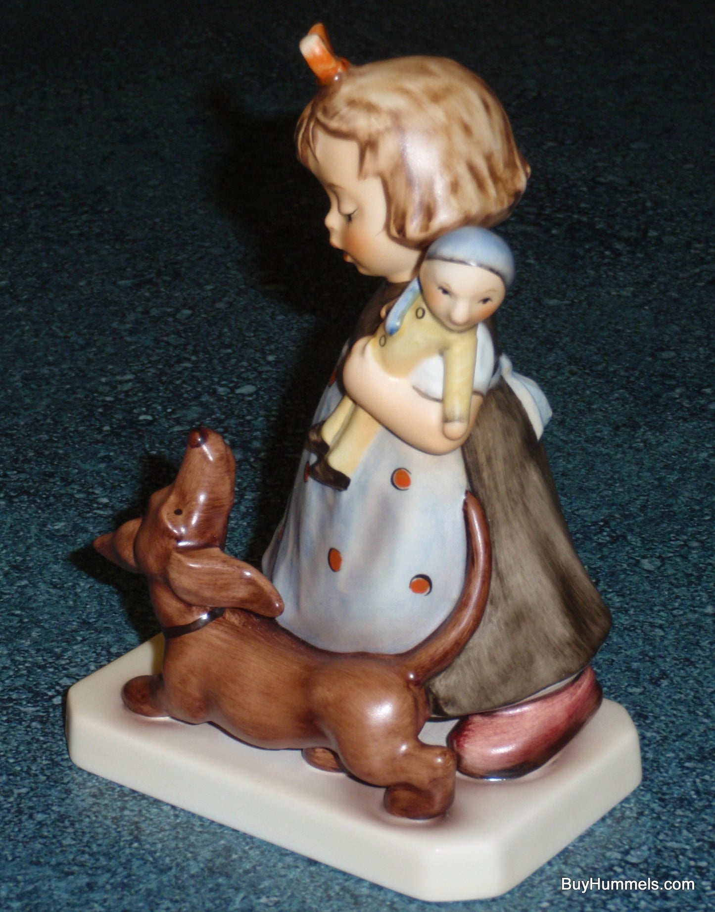 "Behave!" Goebel Hummel Figurine #339 - Girl With Dachshund Puppy Dog - GIFT!