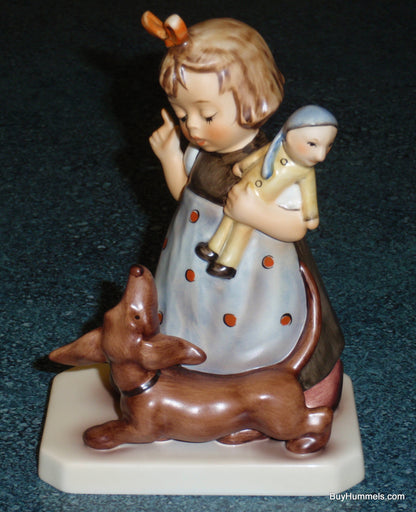 "Behave!" Goebel Hummel Figurine #339 - Girl With Dachshund Puppy Dog - GIFT!