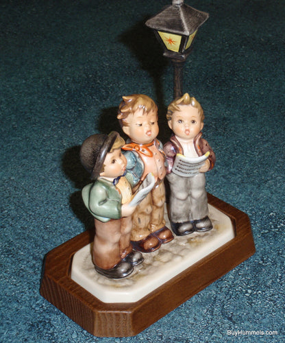 "Tuneful Trio" Goebel Hummel Figurine #757 With Wooden Stand