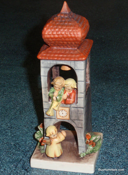 "Whitsuntide" Goebel Hummel Figurine #163 - Angels in Bell Tower (6.75")