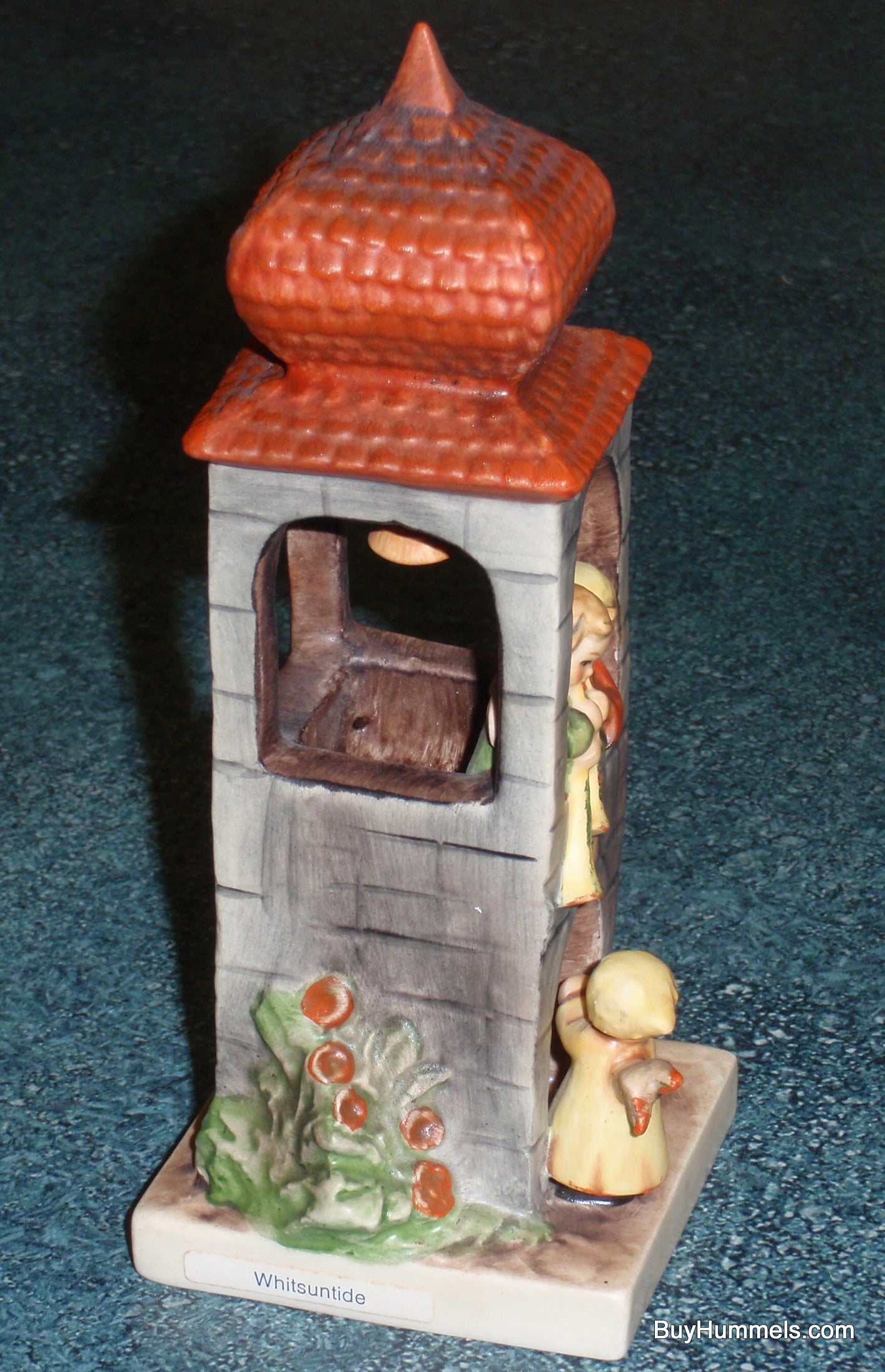 "Whitsuntide" Goebel Hummel Figurine #163 - Angels in Bell Tower (6.75")