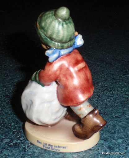 "First Snow" Goebel Hummel Figurine #2035 4/0