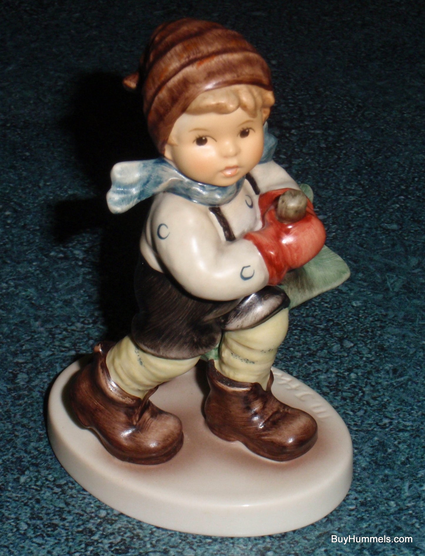 "Coming From The Woods" Hummel Figurine #2241 TMK8 Holiday Special Edition