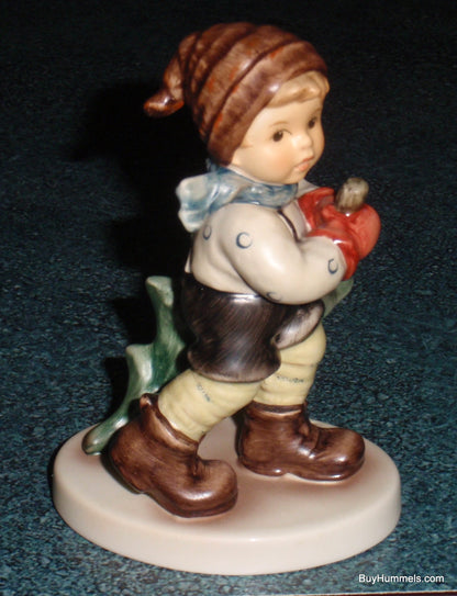 "Coming From The Woods" Hummel Figurine #2241 TMK8 Holiday Special Edition