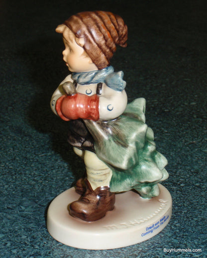 "Coming From The Woods" Hummel Figurine #2241 TMK8 Holiday Special Edition