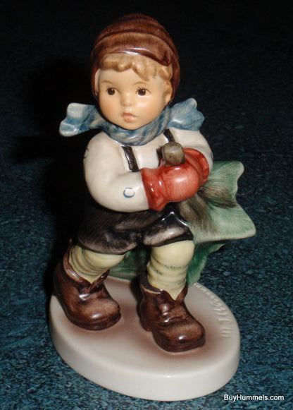 "Coming From The Woods" Hummel Figurine #2241 TMK8 Holiday Special Edition