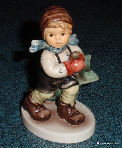 "Coming From The Woods" Hummel Figurine #2241 TMK8 Holiday Special Edition