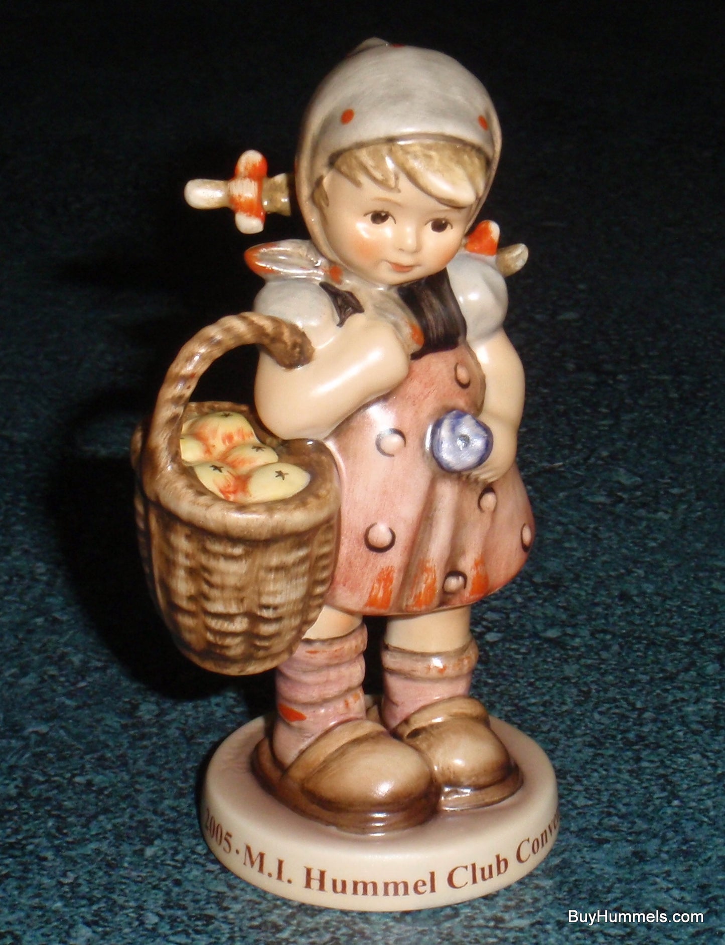 Signed Boston Convention Hummel Do I Dare 411 3/0 Figurine First Issue with Box