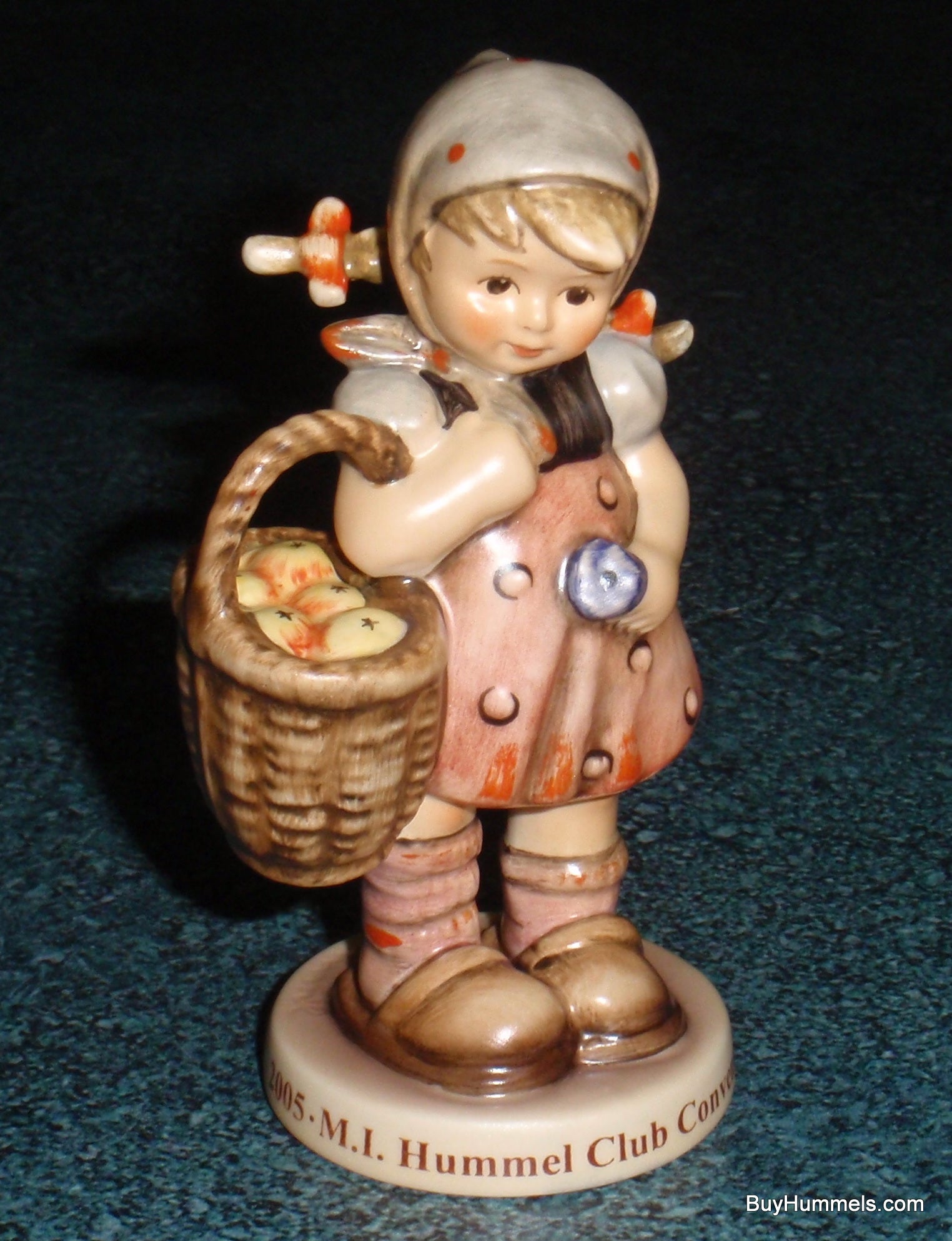 Signed Boston Convention Hummel Do I Dare 411 3/0 Figurine First Issue with Box