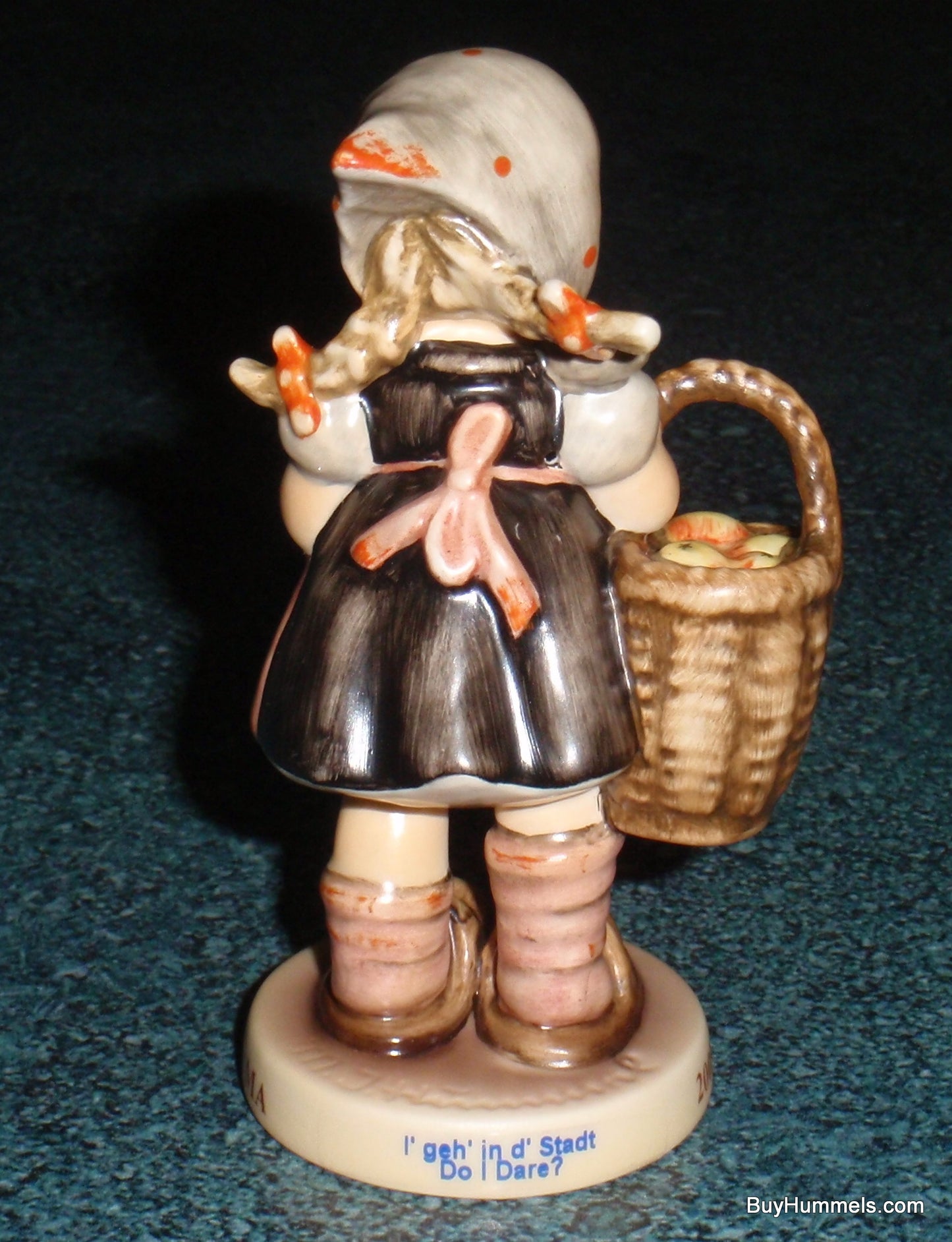 "Do I Dare?" Goebel Hummel Figurine #411 3/0 With Box Signed Special Boston Convention!