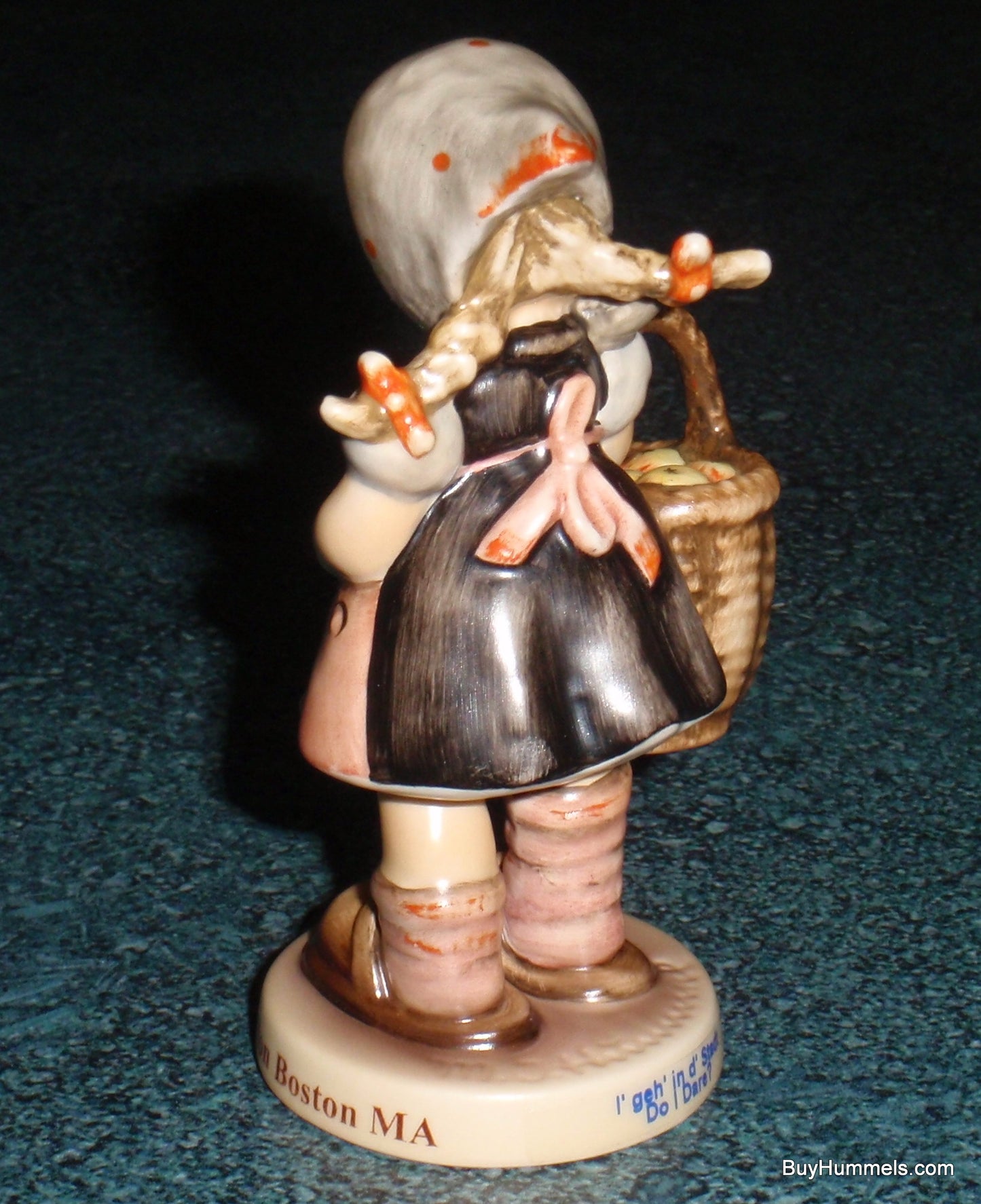 "Do I Dare?" Goebel Hummel Figurine #411 3/0 With Box Signed Special Boston Convention!