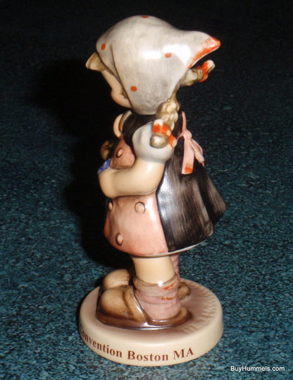 "Do I Dare?" Goebel Hummel Figurine #411 3/0 With Box Signed Special Boston Convention!