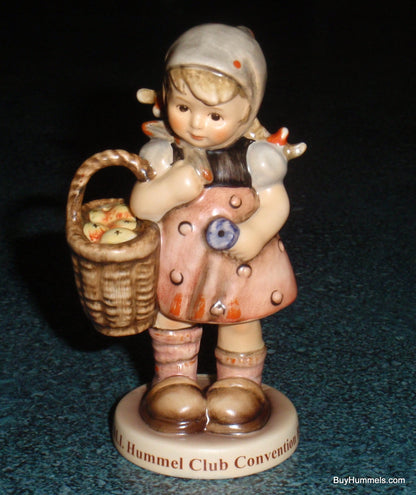"Do I Dare?" Goebel Hummel Figurine #411 3/0 With Box Signed Special Boston Convention!