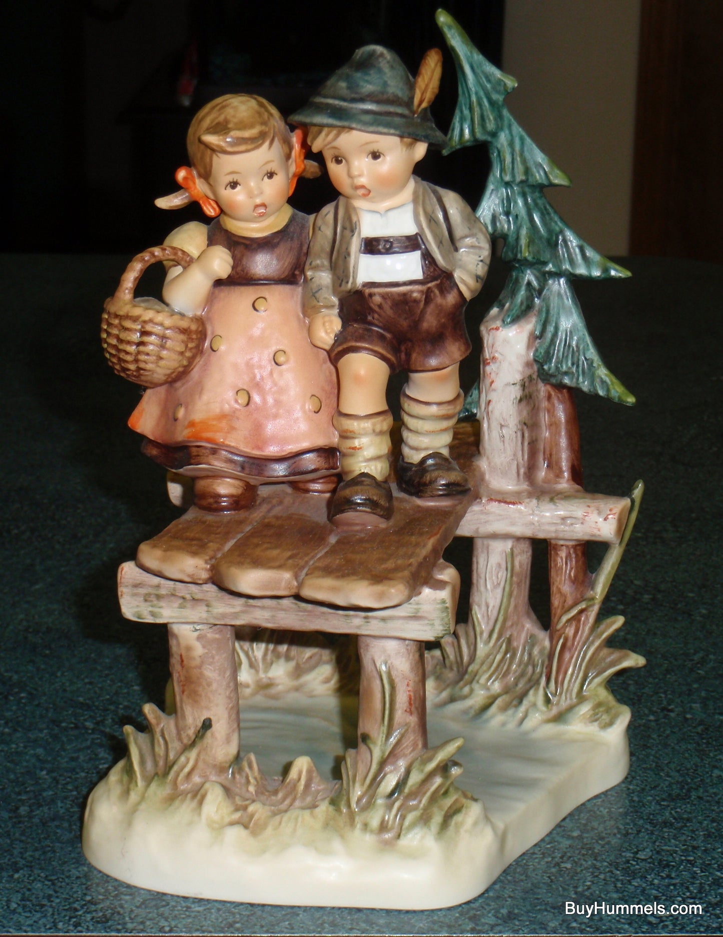 Goebel Hummel Figurine "On Our Way" #472 TMK7 Century Collection - RARE FIND!