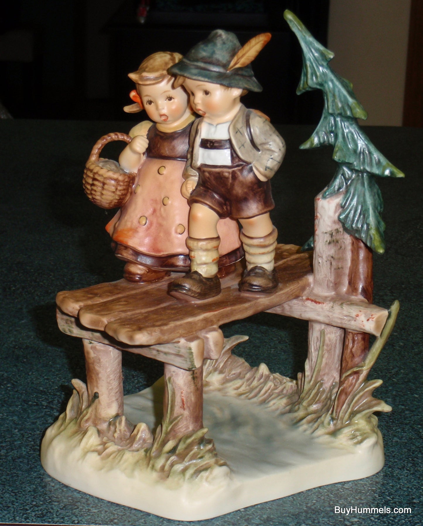 Goebel Hummel Figurine "On Our Way" #472 TMK7 Century Collection - RARE FIND!