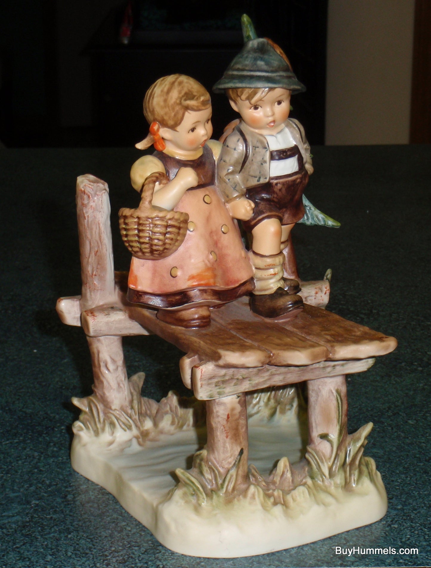 Goebel Hummel Figurine "On Our Way" #472 TMK7 Century Collection - RARE FIND!