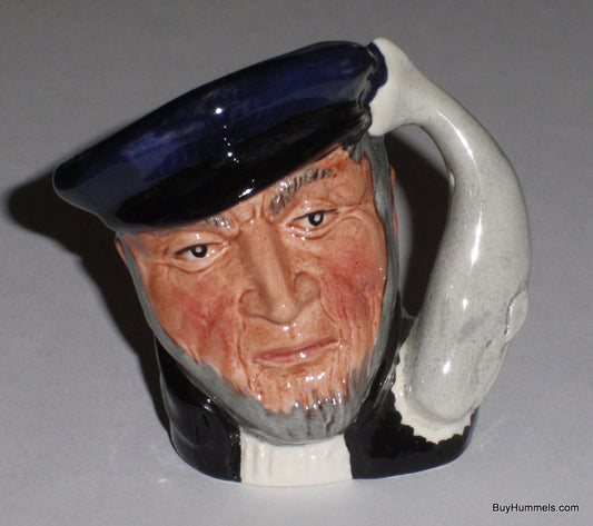 Royal Doulton D6522 Captain Ahab Miniature Character Jug Moby Dick
