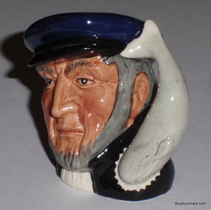 Royal Doulton D6522 Captain Ahab Miniature Character Jug Moby Dick