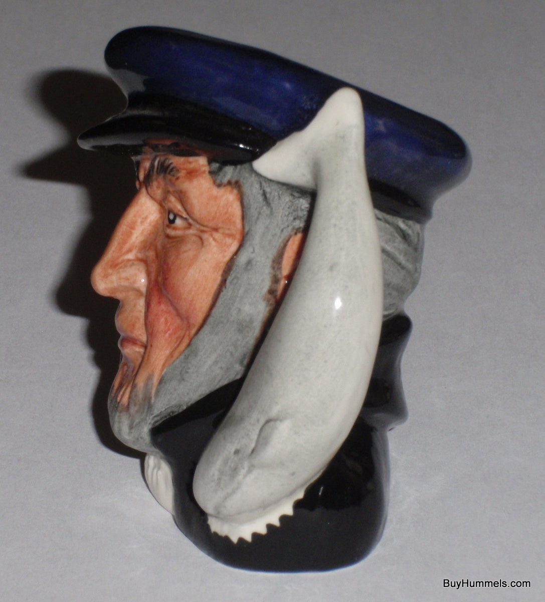 Royal Doulton D6522 Captain Ahab Miniature Character Jug Moby Dick