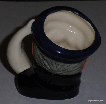 Royal Doulton D6522 Captain Ahab Miniature Character Jug Moby Dick