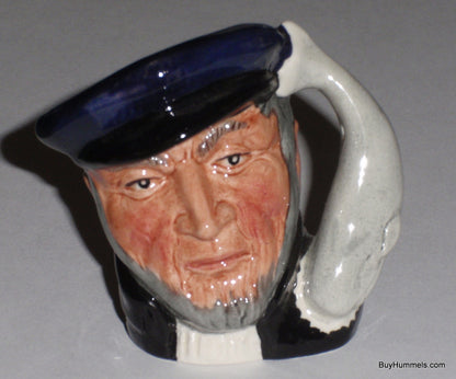 Royal Doulton D6522 Captain Ahab Miniature Character Jug Moby Dick