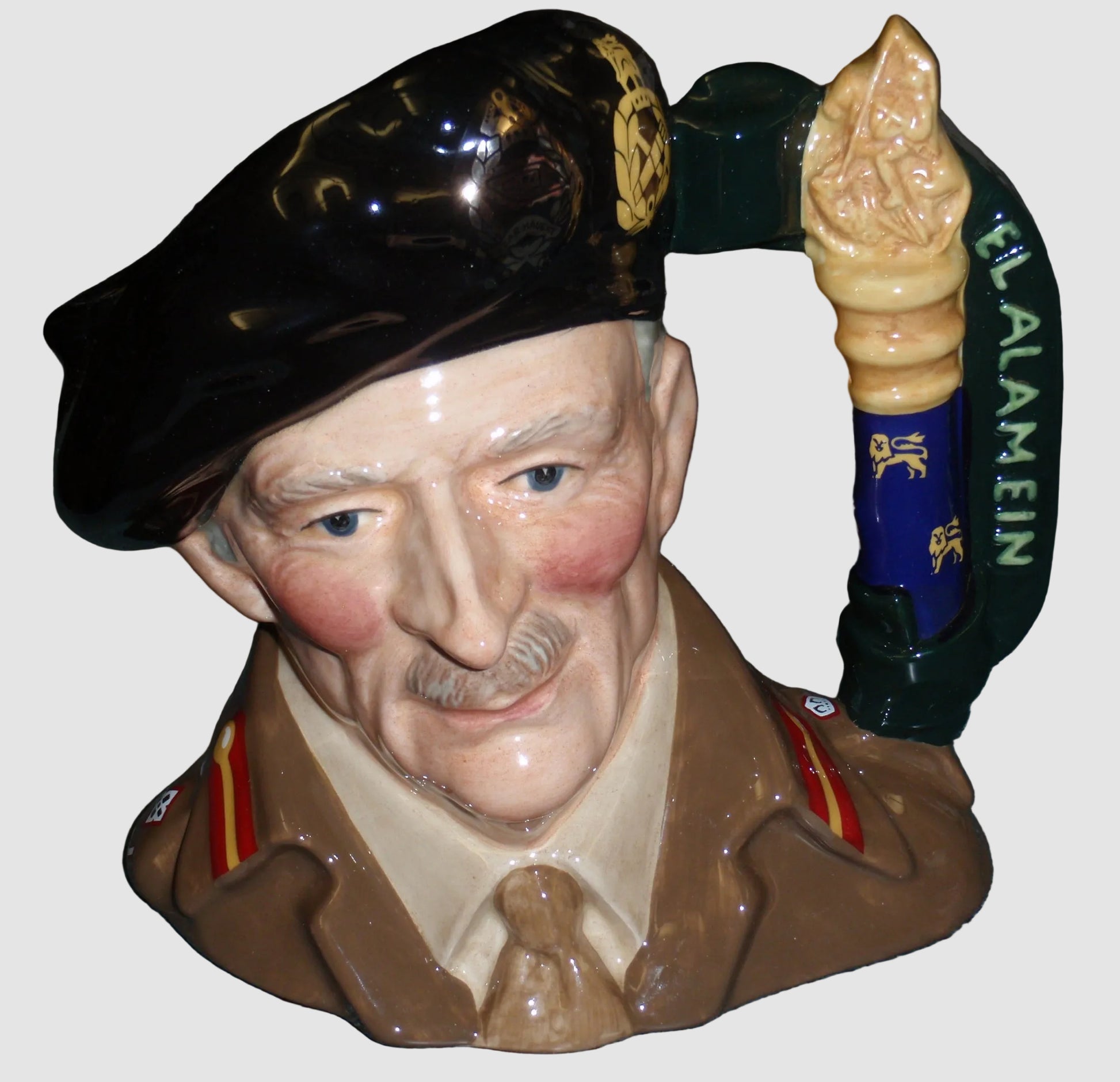 Royal Doulton Field Marshal Montgomery Large Character Toby Jug D6908 Limited Edition Vintage