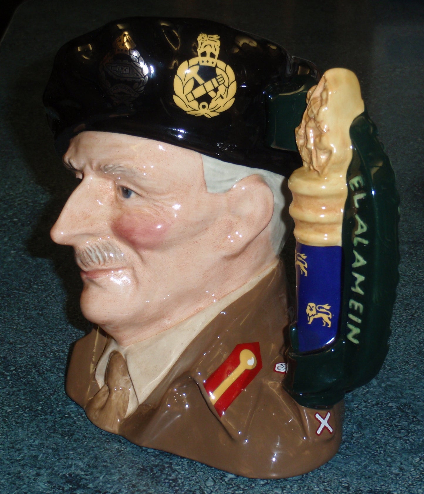 "Field Marshal Montgomery" Royal Doulton Large Character Jug D6908