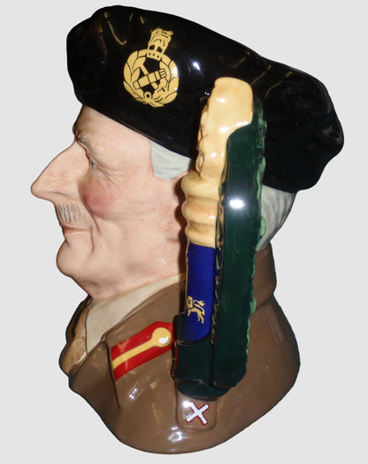 "Field Marshal Montgomery" Royal Doulton Large Character Jug D6908