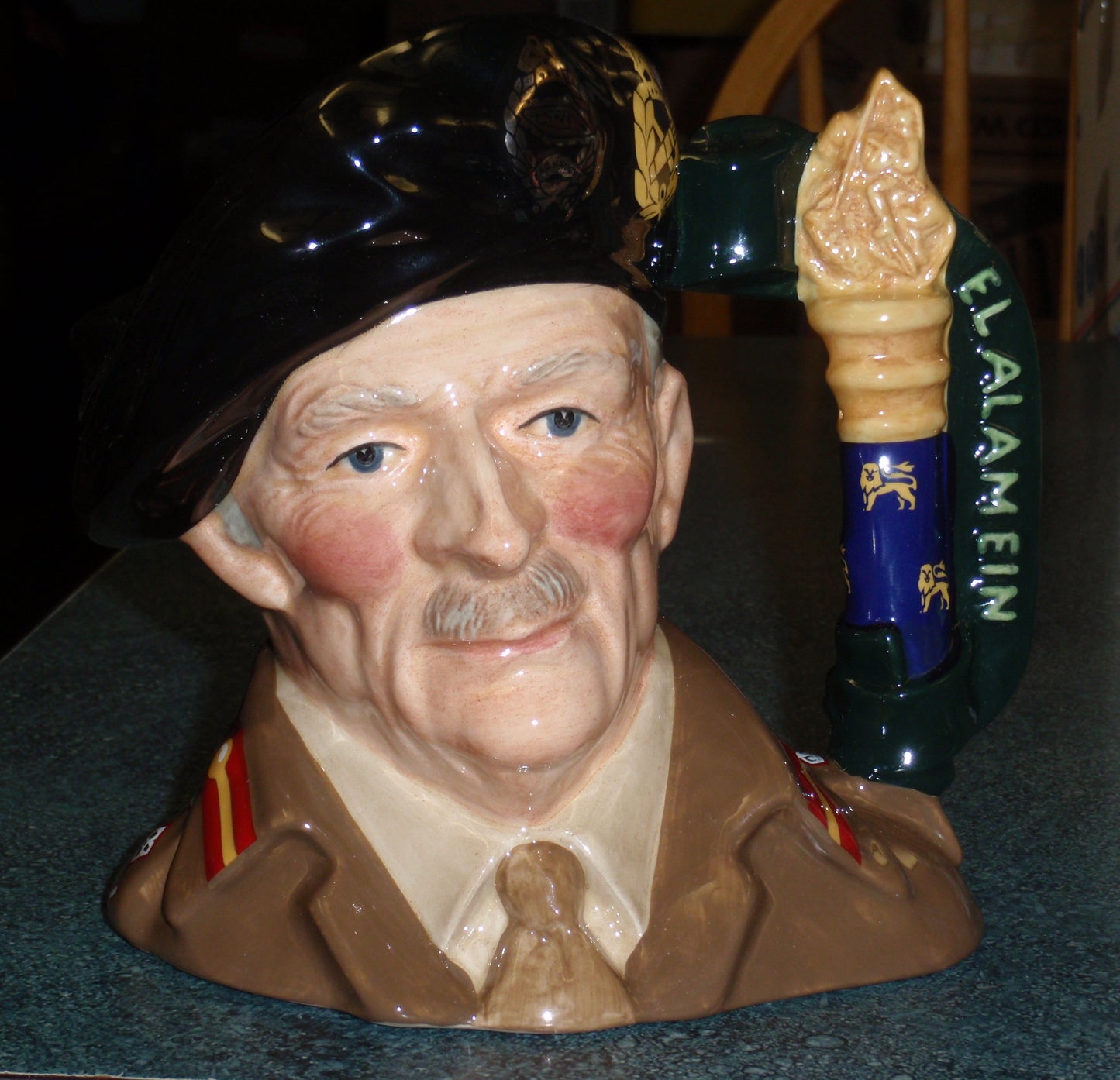 "Field Marshal Montgomery" Royal Doulton Large Character Jug D6908