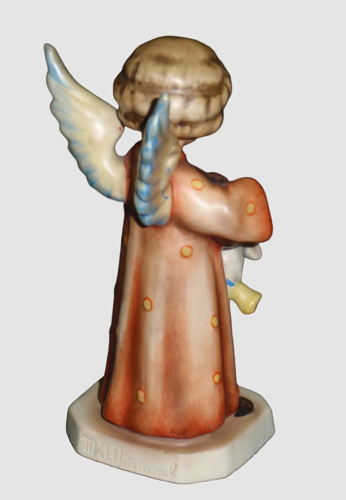 "Angel Serenade With Lamb" Goebel Hummel Figurine TMK1 Incised Crown #83