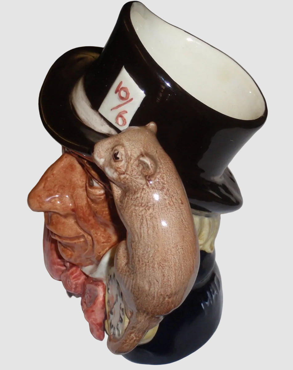 "Mad Hatter" Royal Doulton Character Toby Jug D6602 - Small (4")