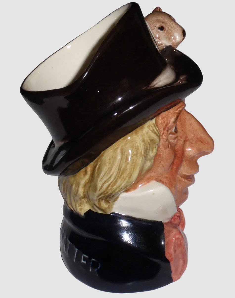 "Mad Hatter" Royal Doulton Character Toby Jug D6602 - Small (4")