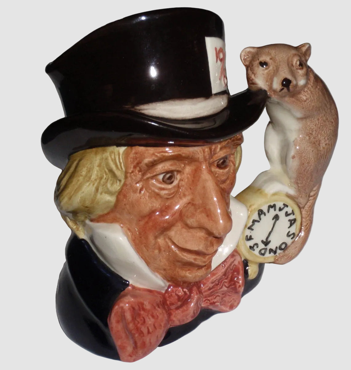 "Mad Hatter" Royal Doulton Character Toby Jug D6602 - Small (4")