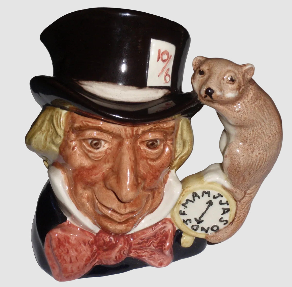 "Mad Hatter" Royal Doulton Character Toby Jug D6602 - Small (4")