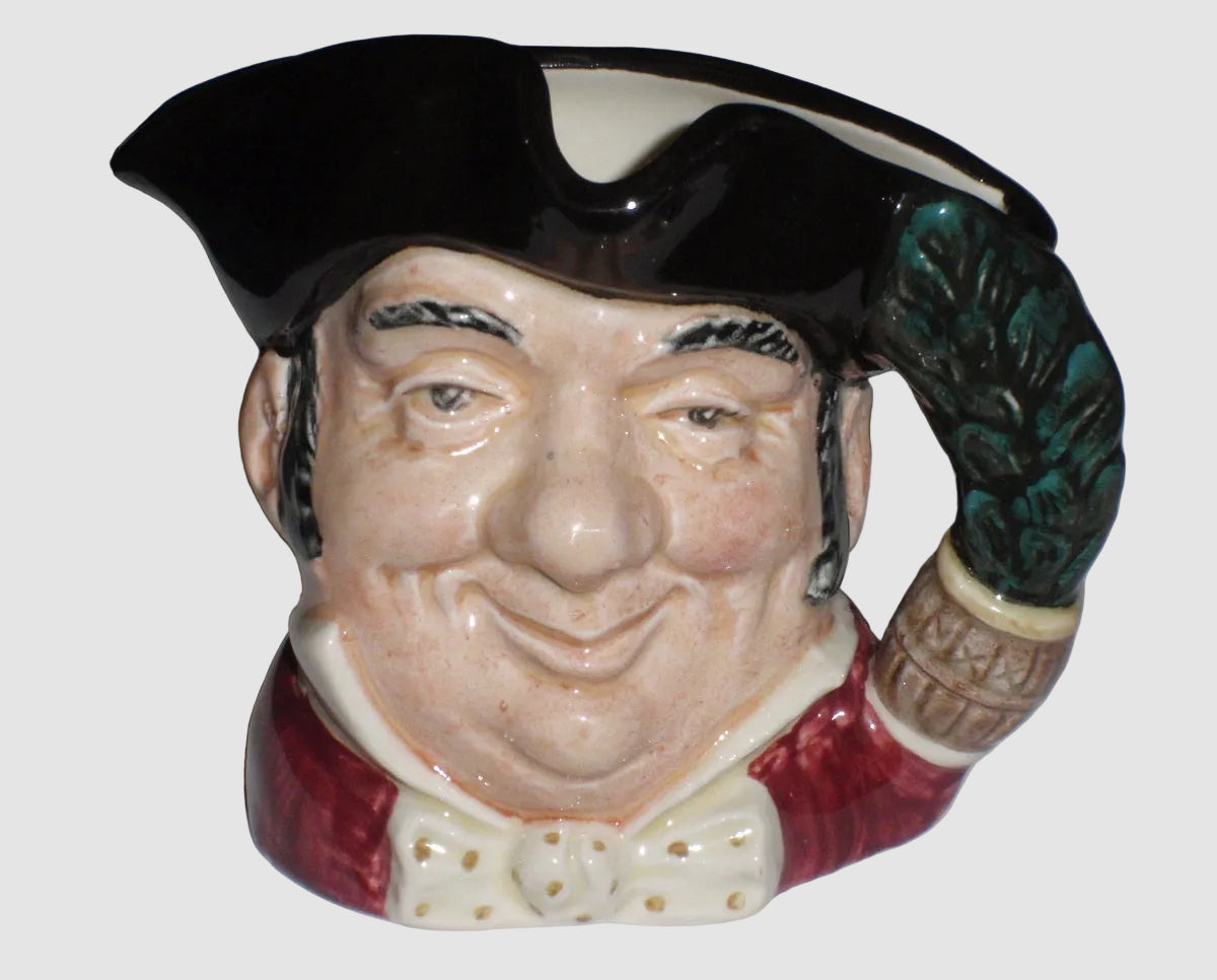Royal Doulton Mine Host Character Jug D6470 Small Max Henk Toby Mug Pitcher Tavern Keeper Vintage England Porcelain Glossy Finish