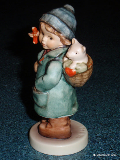 "Lucky Friend" Goebel Hummel Figurine #2235 - Limited Edition (Girl with Pig)