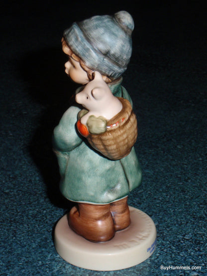 "Lucky Friend" Goebel Hummel Figurine #2235 - Limited Edition (Girl with Pig)