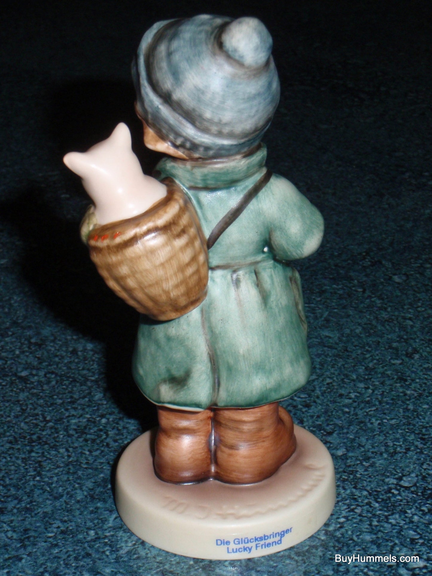 "Lucky Friend" Goebel Hummel Figurine #2235 - Limited Edition (Girl with Pig)