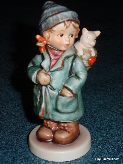 "Lucky Friend" Goebel Hummel Figurine #2235 - Limited Edition (Girl with Pig)
