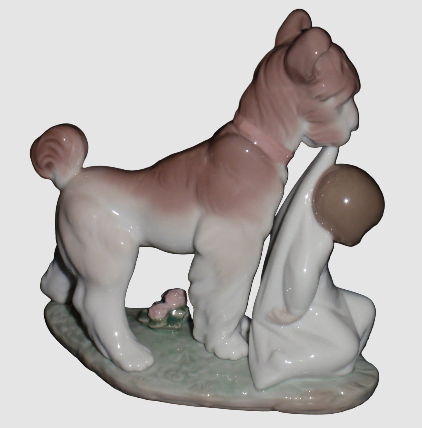 "Safe And Sound" Lladro Dog Figurine #6556