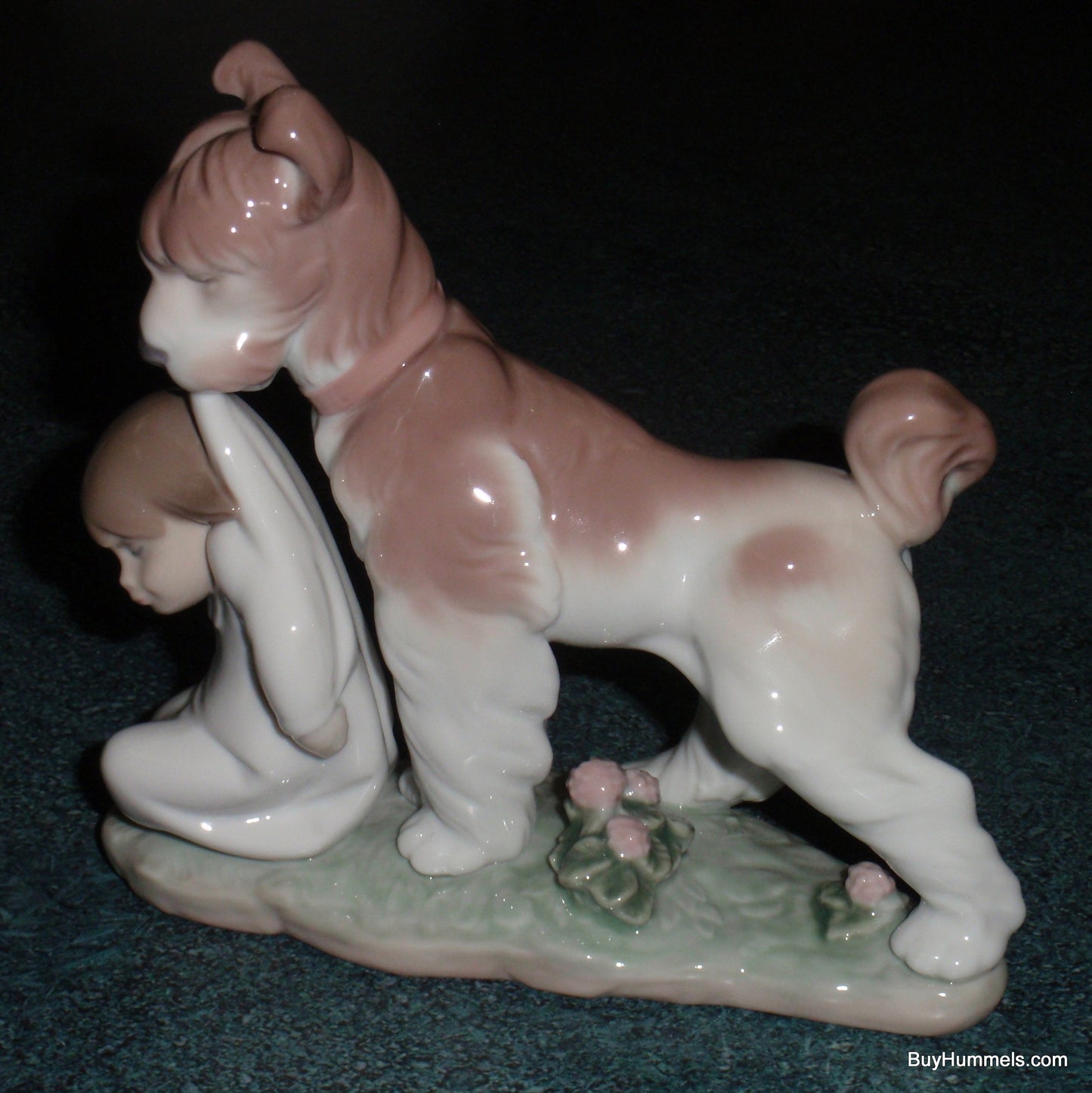 "Safe And Sound" Lladro Dog Figurine #6556