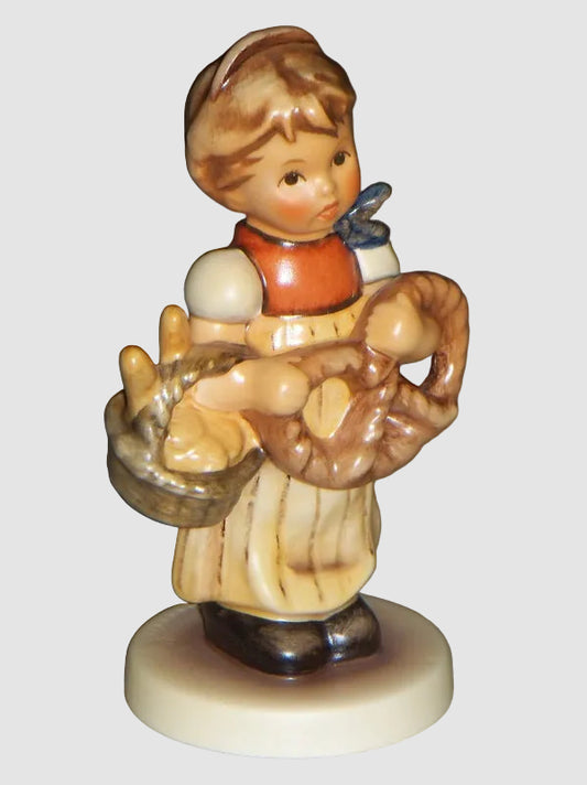 Goebel Hummel Pretzel Girl Figurine 2004 Girl Pretzel Basket Vintage