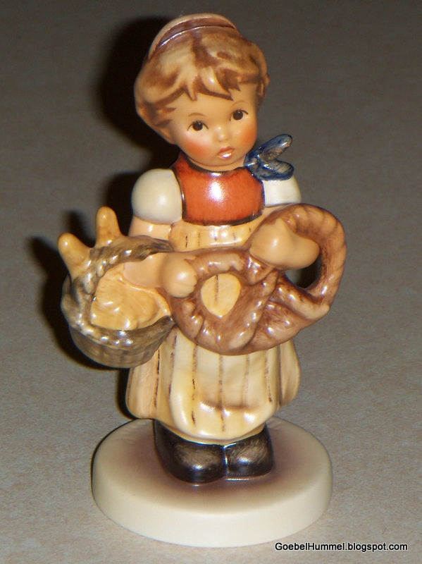 "Pretzel Girl" Goebel Hummel Figurine #2004 - Girl with Basket (4.5")