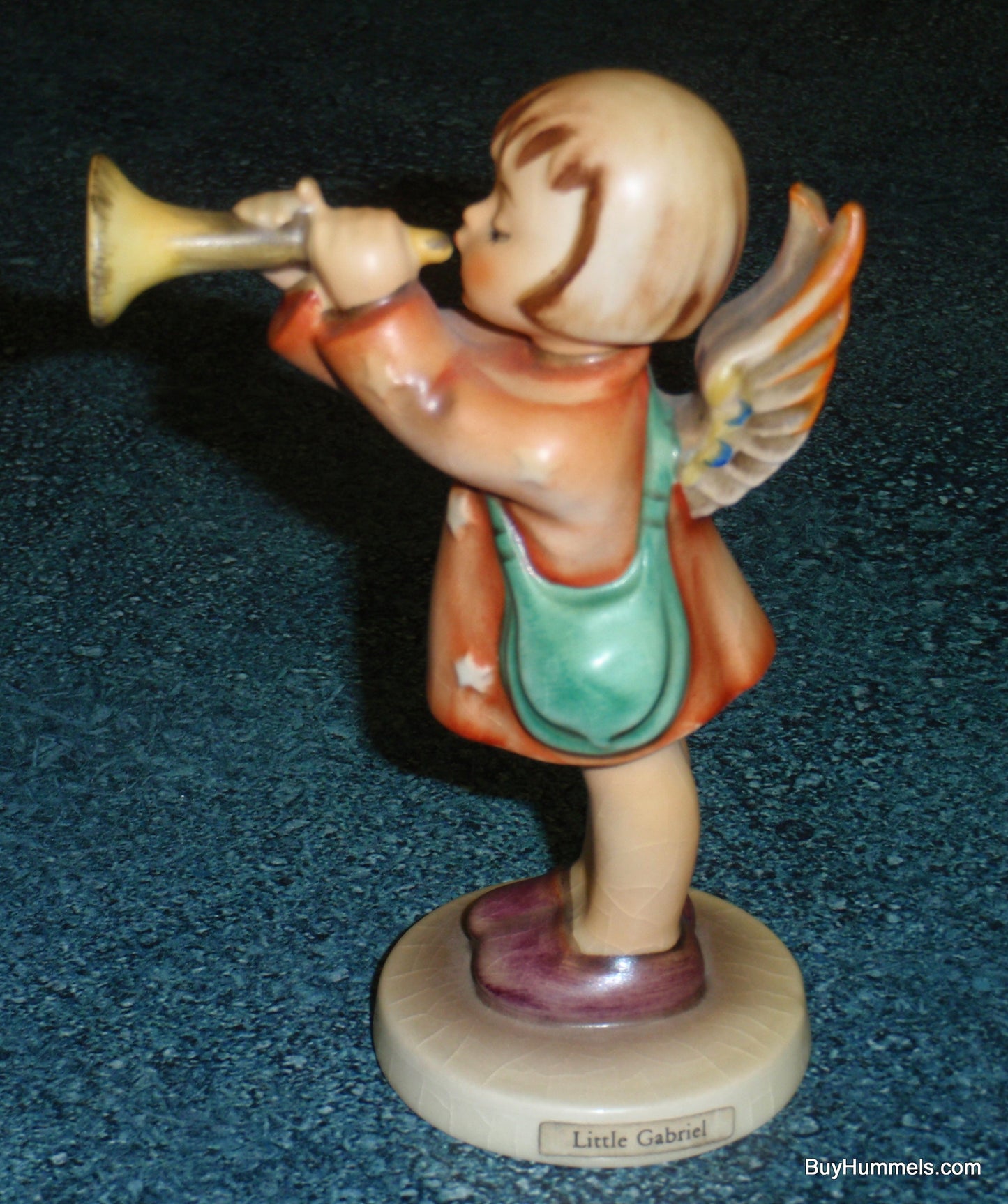 "Little Gabriel" Goebel Hummel Angel Collectible Figurine With Horn #32