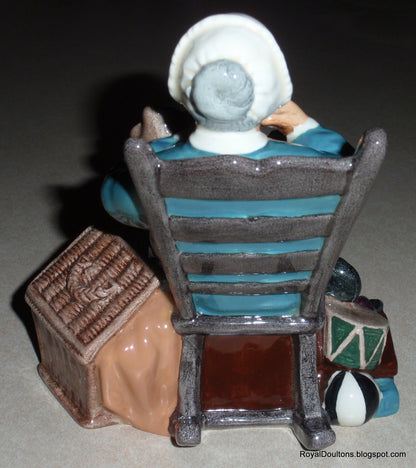 "Nanny" Royal Doulton Figurine HN2221 - Sitting in Chair (6")