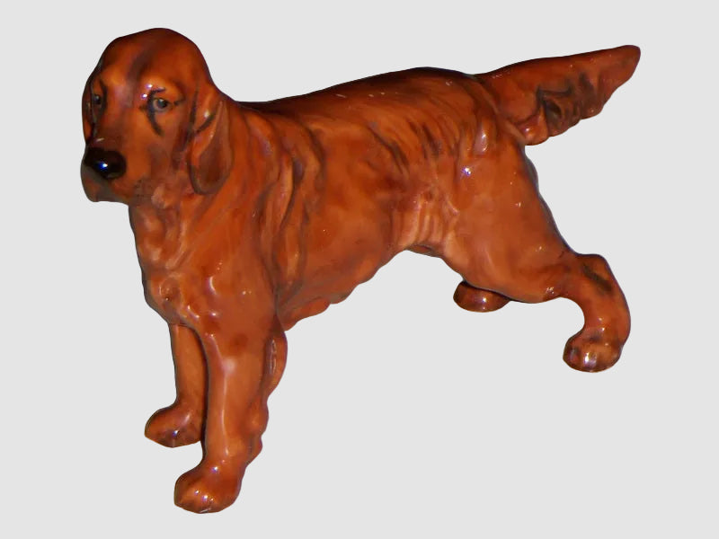“CH Pat O’Moy” Irish Setter Royal Doulton Dog Figurine HN 1056 - Frederick Daws (6")